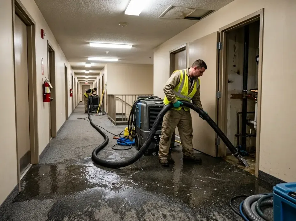 multi-unit-apartment-hallway-f-005 — frequently asked questions, Emergency Burst Pipe Water Extraction & Removal in Chester…